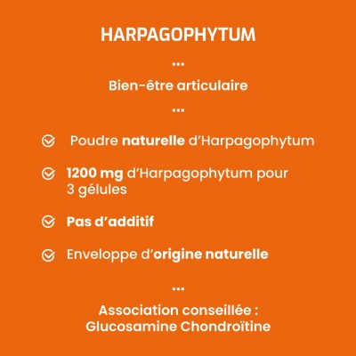 Complément alimentaire Harpagophytum