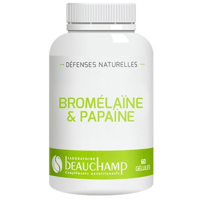 Complément alimentaire Bromélaïne & Papaïne