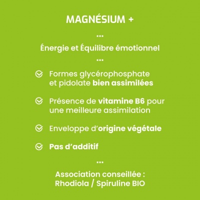 Complément alimentaire Magnésium +
