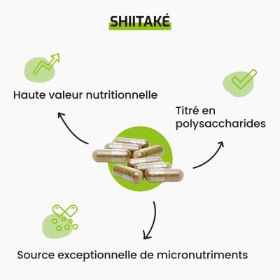 Complément alimentaire Shiitake