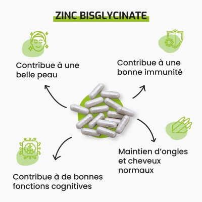 Complément alimentaire Zinc Bisglycinate
