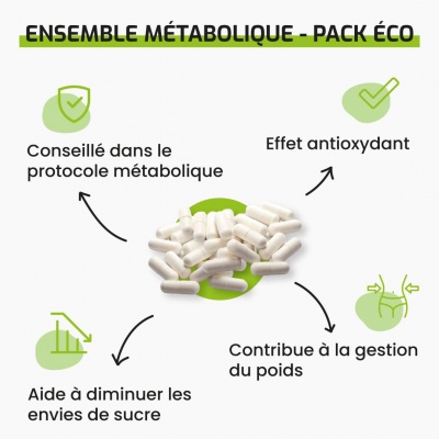 Complément alimentaire Ensemble métabolique - Pack ECO