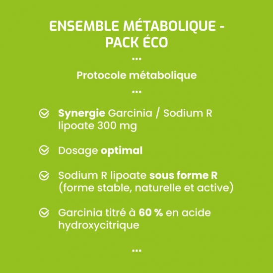 Ensemble métabolique - Pack ECO