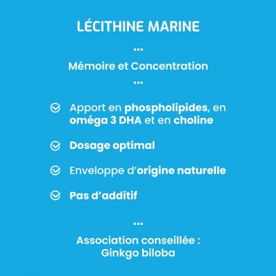 Complément alimentaire Lécithine marine