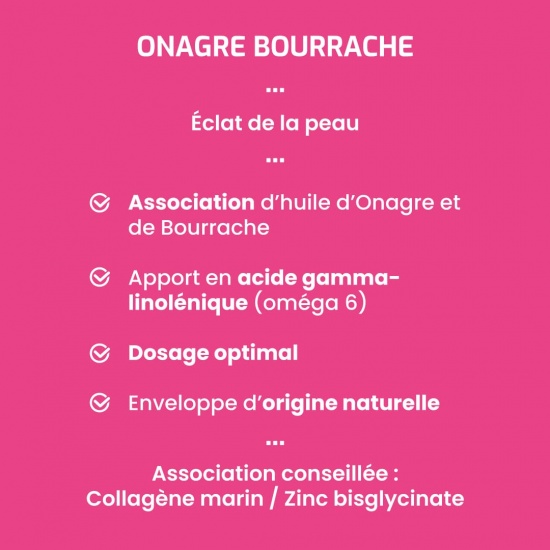 Huile Onagre et Bourrache