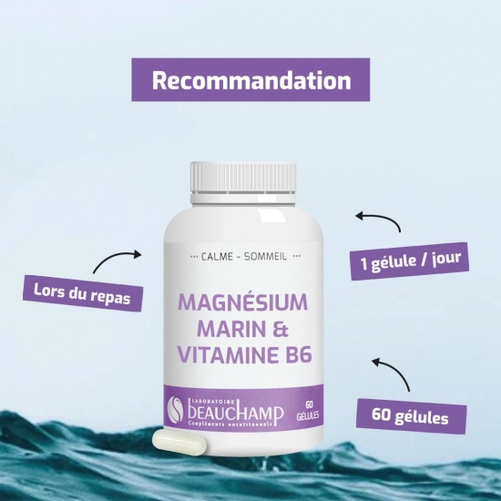 Magnésium marin & Vitamine B6