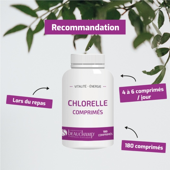 Chlorelle comprimés