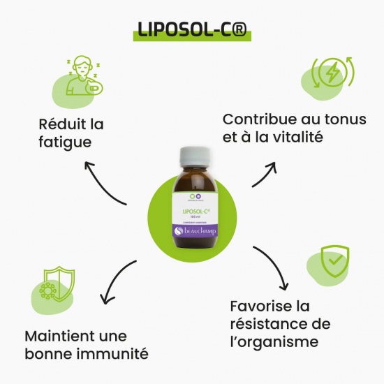 Pack de 5 Liposol-C 250 ml Vitamine C liposomale