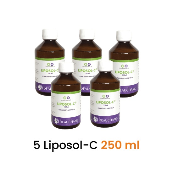 Pack de 5 Liposol-C 250 ml...