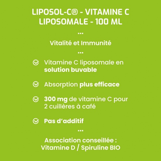 Pack de 12 Liposol-C 100 ml Vitamine C liposomale