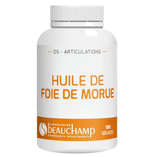 Complément alimentaire Huile de foie de morue