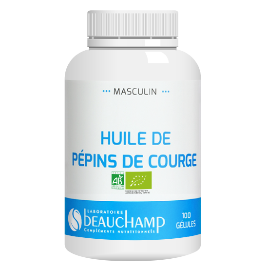 Complément alimentaire Huile de pépins de courge