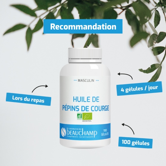Huile de pépins de courge BIO