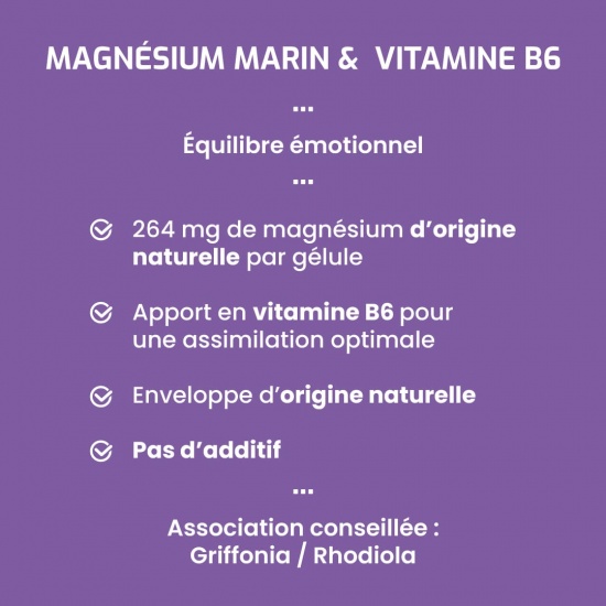 Magnésium marin & Vitamine B6