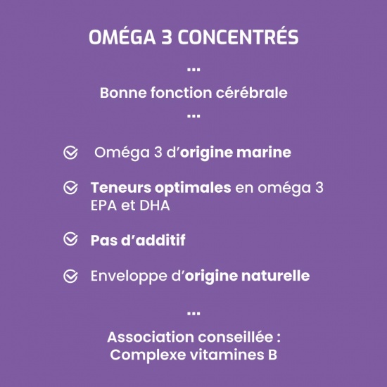 Oméga 3 concentrés