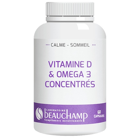 Vitamine D3 & Oméga 3 concentrés