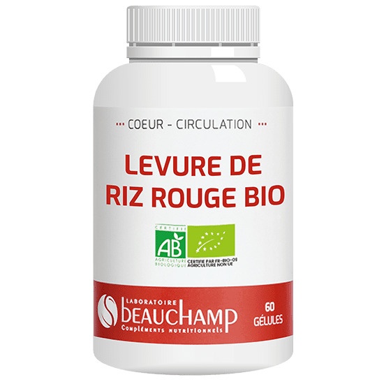 Complément alimentaire Levure de riz rouge BIO