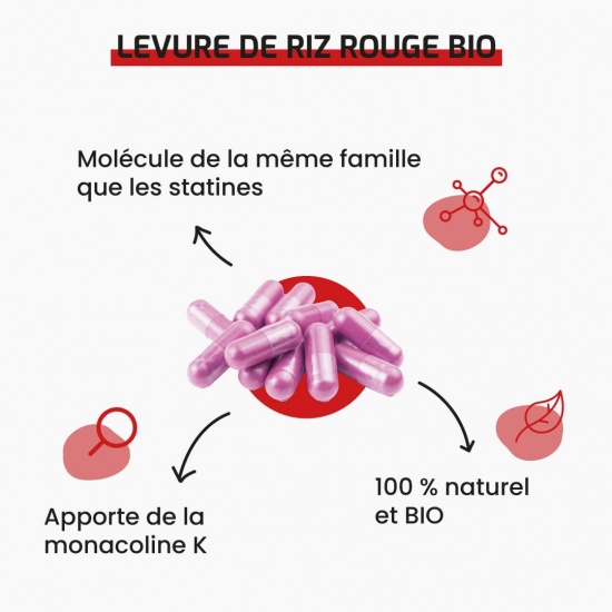 Levure de riz rouge BIO