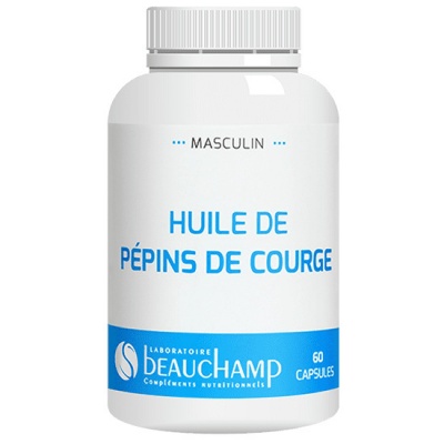 Huile de pépins de courge pour les cheveux, la prostate, etc