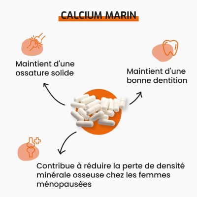 Complément alimentaire Calcium marin