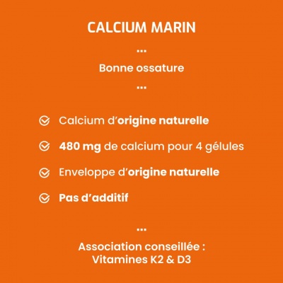 Complément alimentaire Calcium marin