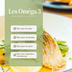 Où retrouve-t-on des Oméga 3 ? 🙆‍♀️

-> Dans les poissons (2X/ semaine) : poissons gras, saumon, thon etc. 🐟
-> Dans notre complément alimentaire "Oméga 3" :  Les oméga 3 du Laboratoire Beauchamp apportent un mélange équilibré d'EPA et de DHA provenant de petits poissons sauvages de type anchois, sardines et maquereaux.

L'EPA et le DHA possèdent de nombreuses propriétés essentielles au bon fonctionnement de l'organisme.
 #omega3 #sante #bienetre #epa #dha #santé #alimentation #recettepoisson